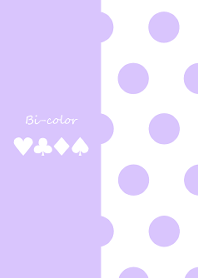 Bi-color -Pastel purple- #pop