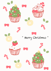 Cute Cute Christmas Cupcake 2