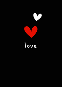 Simple heart black..