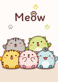 Happy cat meow