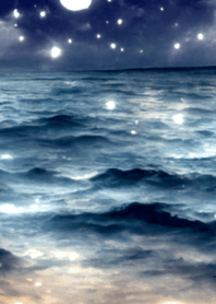 夜の月 月の海 #DkW_6。