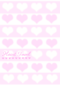 Heart towel