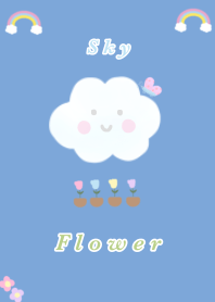 Sky & flowers