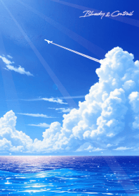 Blue sky Contrail 14