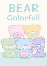 Bear  Colorfull!