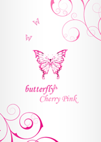 new butterfly cherry pink