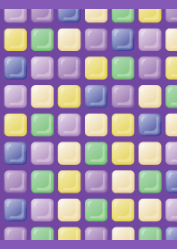 blue tiles on purple