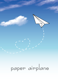 paper airplane.