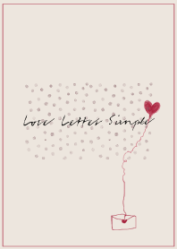 Love Letter Simple -beige-