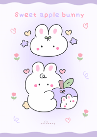 Sweet apple bunny  :)