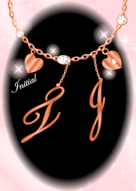 【T&J】イニシャル運気UP!ピンクゴールド