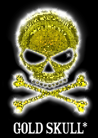 Gold skull*