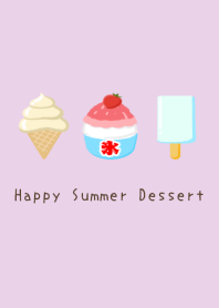 Happy Summer Dessert/LIGHT PURPLE