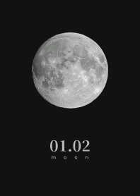 Moon -  January 2nd - Black