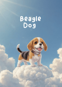 Beagle Dog On The Sky Theme V3