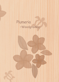 Plumeria -Woodgraining-