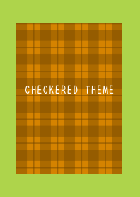 BROWN CHECKERED THEMEj-RED-GREEN