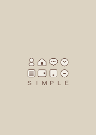 SIMPLE(beige brown)V.510b