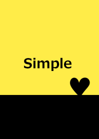 Yellow and black heart from japan