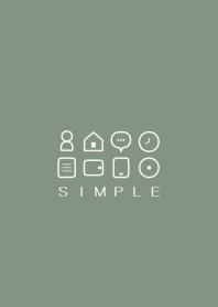 SIMPLE(beige green)V.695b
