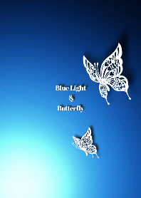 Blue Light & Butterfly