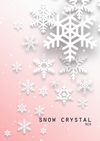雪の結晶レッド