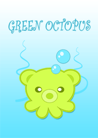 Green octopus