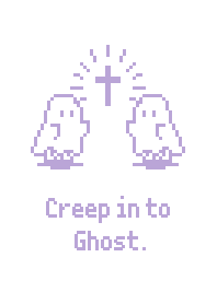 Sheet Ghost Creep in Ghost  - W& Purple1