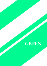 シンプル 緑と白 No.2