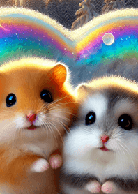 愛の証91（ハムスターとシャボン玉）