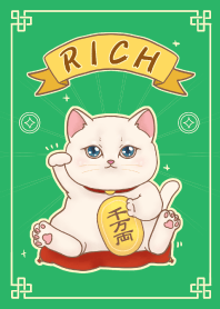 The maneki-neko (fortune cat)  rich 57