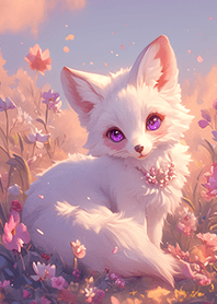 可愛稀有の紫花小狐狸❤️