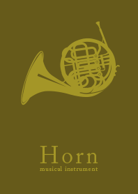 horn gakki Olive drab