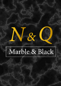 N&Q-Marble&Black-Initial