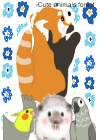 Cute friend animal forest