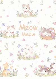 The cat and its friends are happy. 3