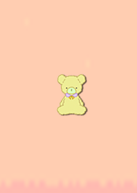 Simple bear lucky plush 2