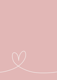 シンプルなハートライン