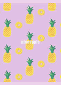 pineapple festival on light purple