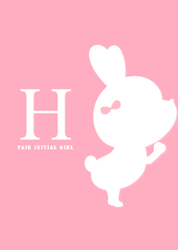 PAIR INITIAL GIRL -H-