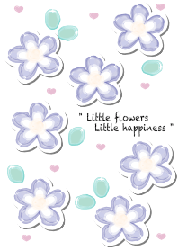 Little blue flower sticker 16 :)
