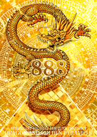 Dragon and golden pyramid 8