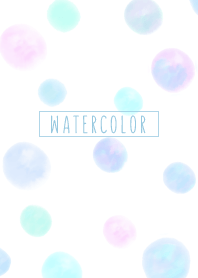 Watercolor:Polka dot