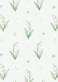 Lily of the Valley Day blue green