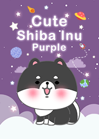 ชิบะอินุดำ/จักรวาลแสนโรแมนติก/สีม่วง2