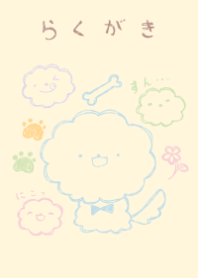 rakugaki bichon frize milky