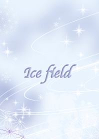 Ice field (butterfly,  winter, purple)