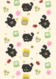 Black cat somersaults2