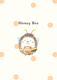 Bee hedgehog -orange- dot