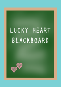 LUCKY HEART BLACKBOARDj-MINT GREEN